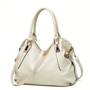 Stylish Women's White Large Capacity Handbag. NWOT
